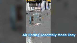 Comment la plaque supérieure du ressort pneumatique doit-elle être installée ? venez visiter l'atelier Vkntech