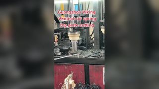 Comment le bord de coupe de la plaque supérieure du ressort pneumatique ?