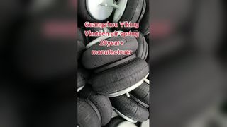 ressort pneumatique convulsé après test d'étanchéité