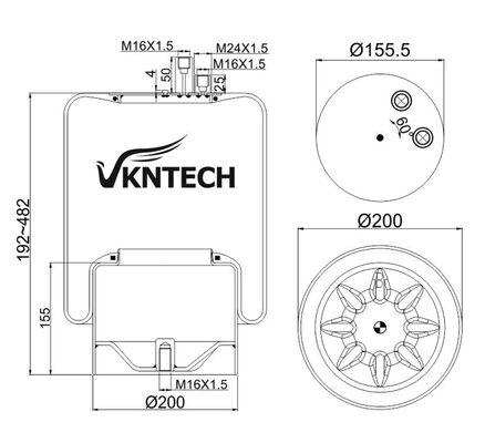 RESSORT PNEUMATIQUE POUR CAMION MERCEDES BENZ A 942.320.04.21 Contitech 4390NP03 REMPLACÉ PAR VKNTECH 1K4103 RESSORT PNEUMATIQUE MERCEDES BENZ ATROS MP2MERCEDES BENZ A 942.320.04.21 Contitech 4390NP03