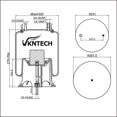 RESSORT PNEUMATIQUE WATSON&CHALIN AS-0057 TRIANGLE 8448 6373 Contitech 9 10-21 P 448 Firestone W01-358-9370 1T15M-11 Goodyear 1R12-440 1R12-503 REMPLACER PAR VKNTECH 1K9370