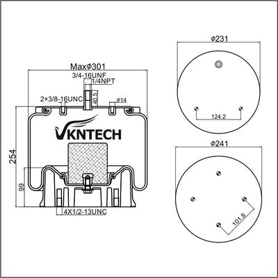 RESSORT PNEUMATIQUE HENDRICKSON REMORQUE S-21208 Contitech 9 10-13.5 S 881 Firestone W01-358-9579 W01-455-7666 W01-358-8800 1T15VP-4 REMPLACER PAR VKNTECH 1K9579
